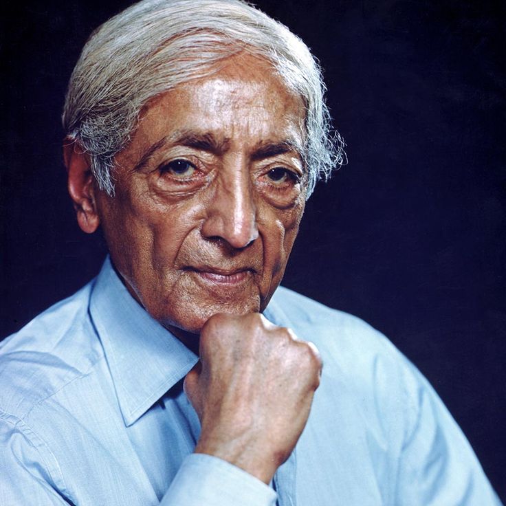 Portrait of Jiddu Krishnamurti