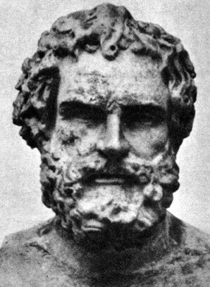Artistic representation of Anaximenes of Miletus