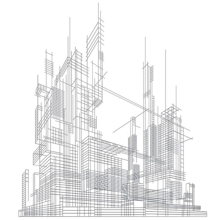 Architectural blueprint illustrating the precise structure of logical reasoning and argument