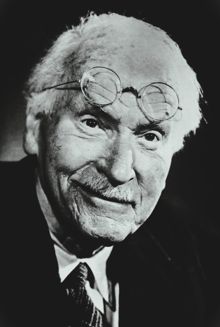 Artistic representation of the psychiatrist Carl Jung