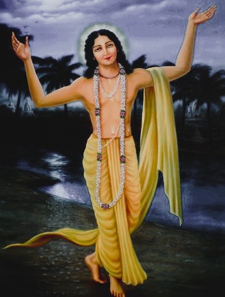 Artistic representation of Chaitanya Mahaprabhu