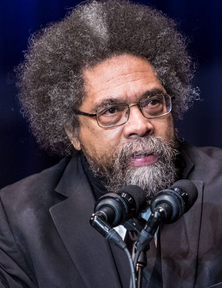 Portrait of Cornel West, American philosopher, public intellectual, author, and social critic