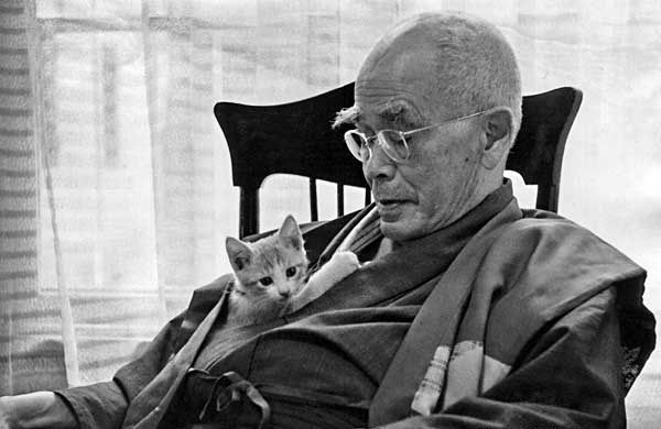Portrait of D. T. Suzuki, Japanese Buddhist scholar and writer