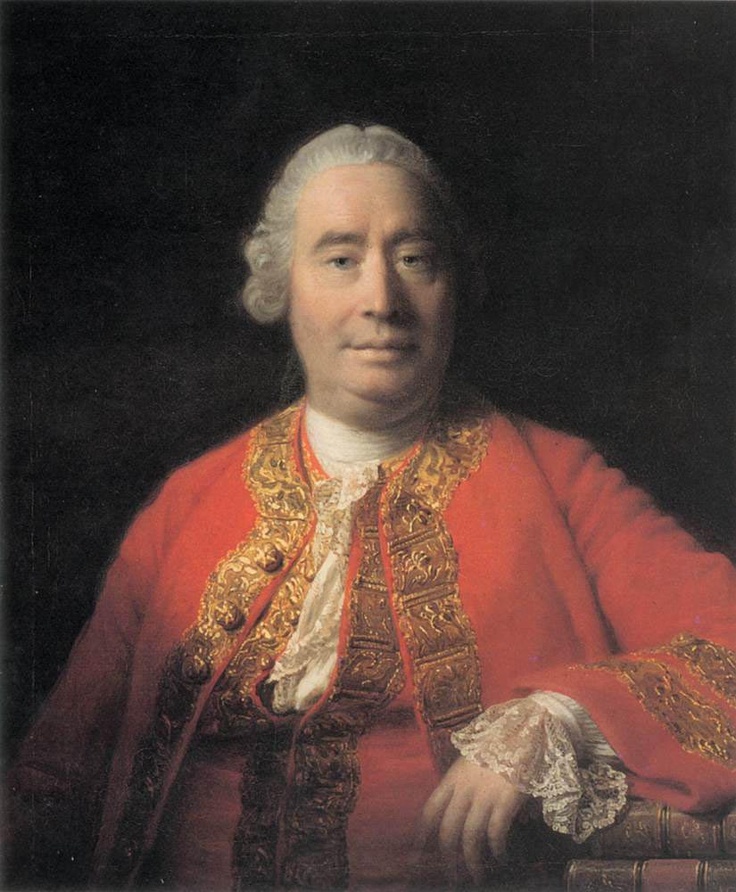 Portrait of David Hume, Scottish Enlightenment philosopher