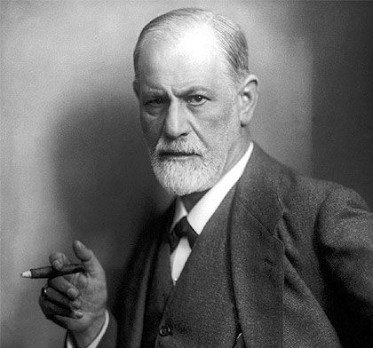 Portrait-style representation of Sigmund Freud