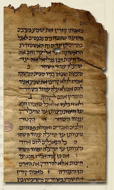 Ancient Hebrew manuscript and wisdom literature