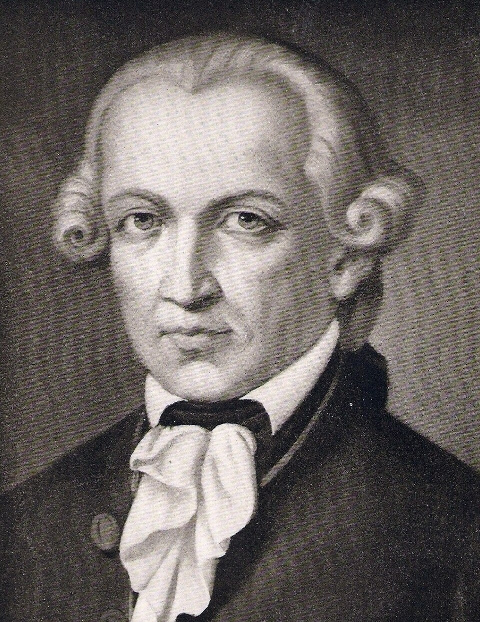 Portrait representing Immanuel Kant