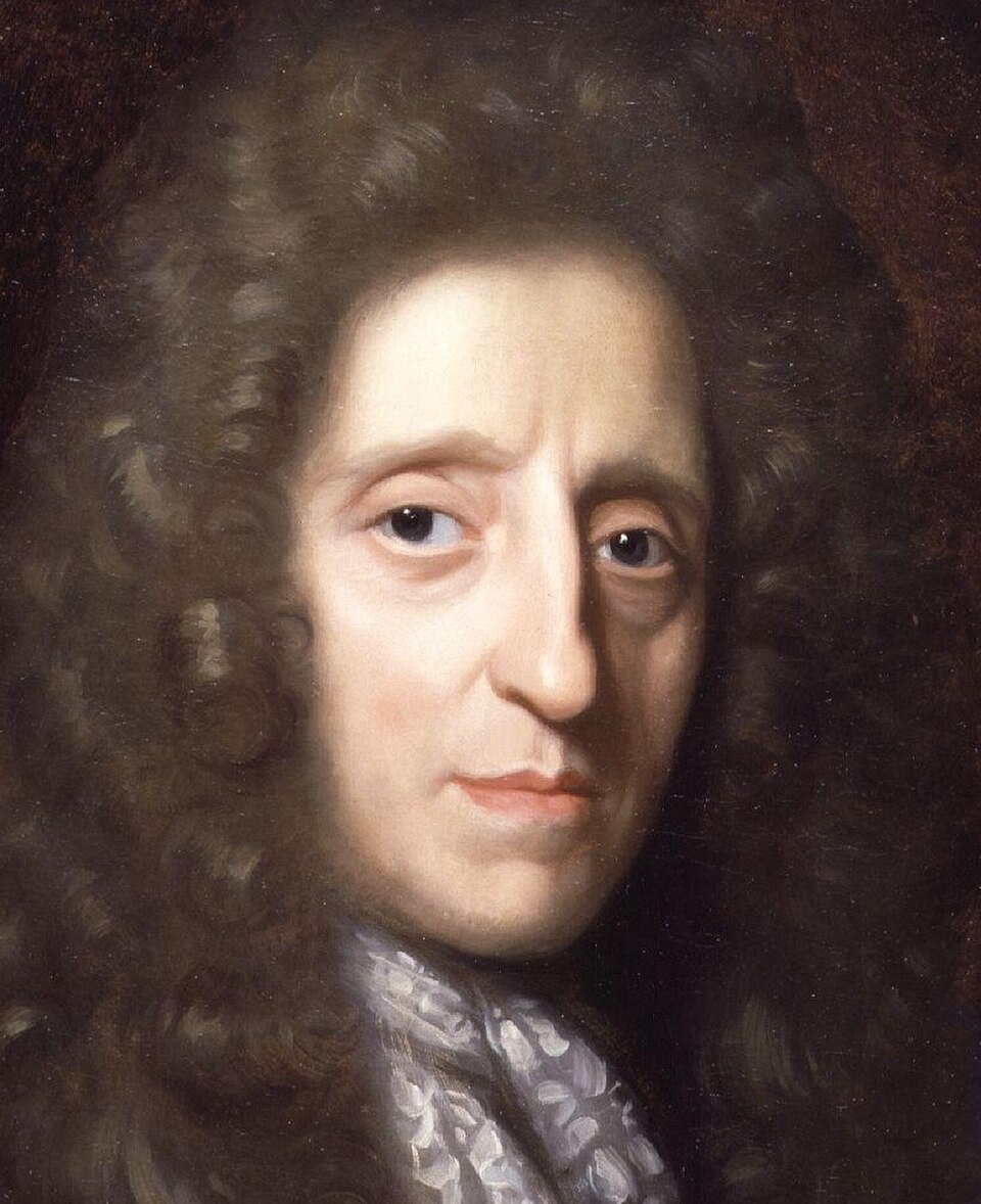 Portrait representing John Locke