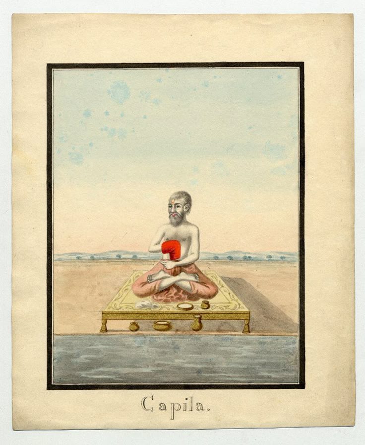 Artistic representation of the sage Kapila