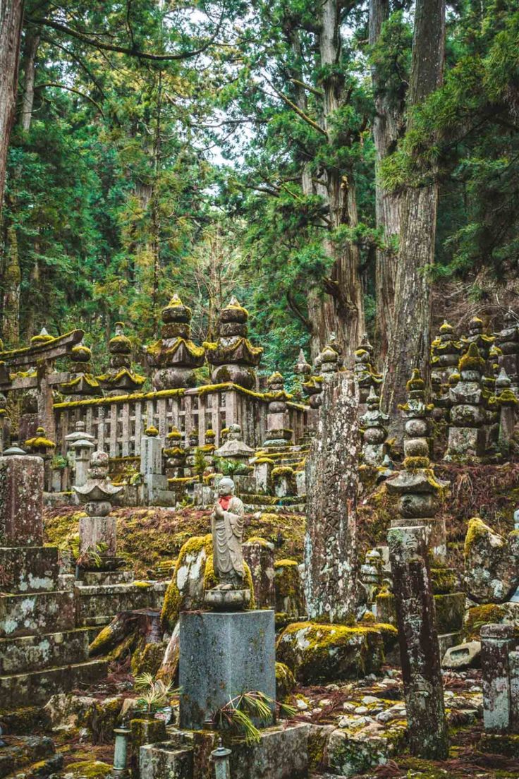 Mount Kōya associated with Kūkai and Japanese Shingon Buddhism