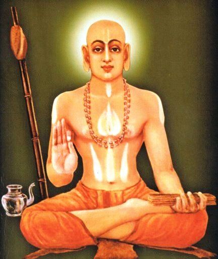 Artistic representation of Madhvacharya