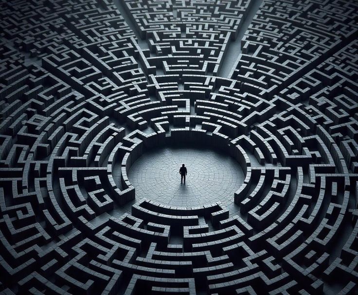 A confusing maze of pathways