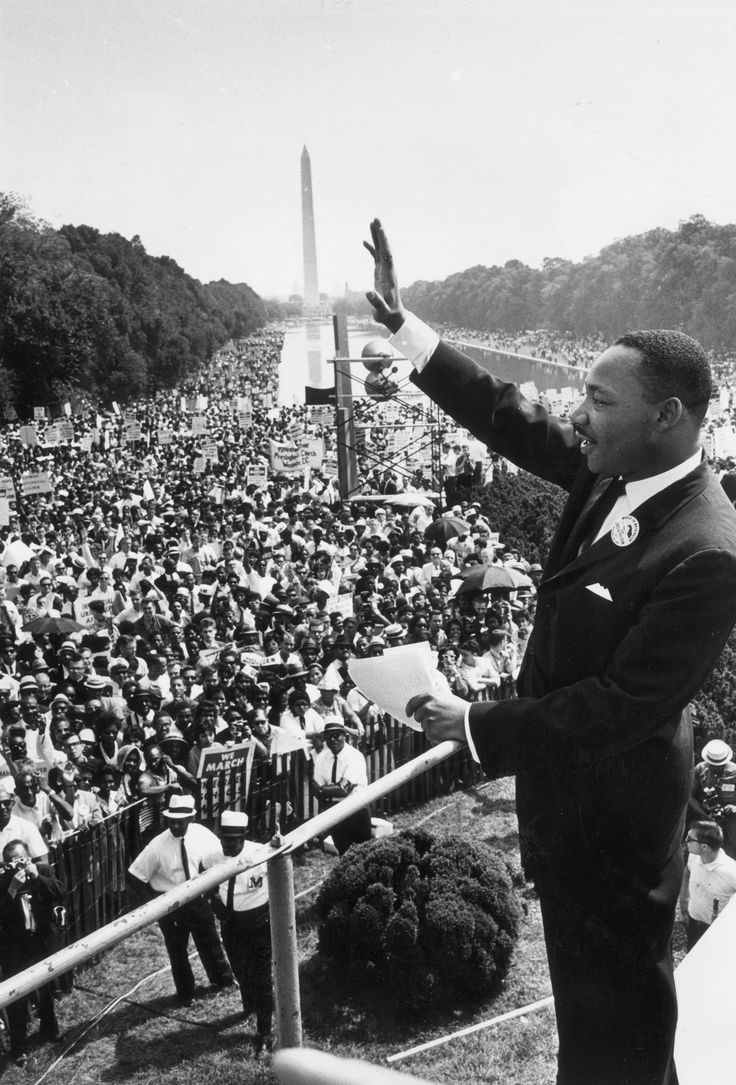 Representation of the 1963 March on Washington for Jobs and Freedom