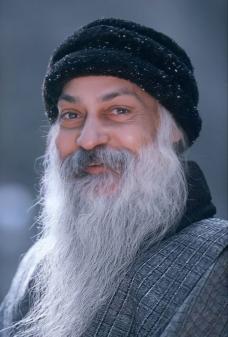 Portrait of Osho, also known as Bhagwan Shree Rajneesh