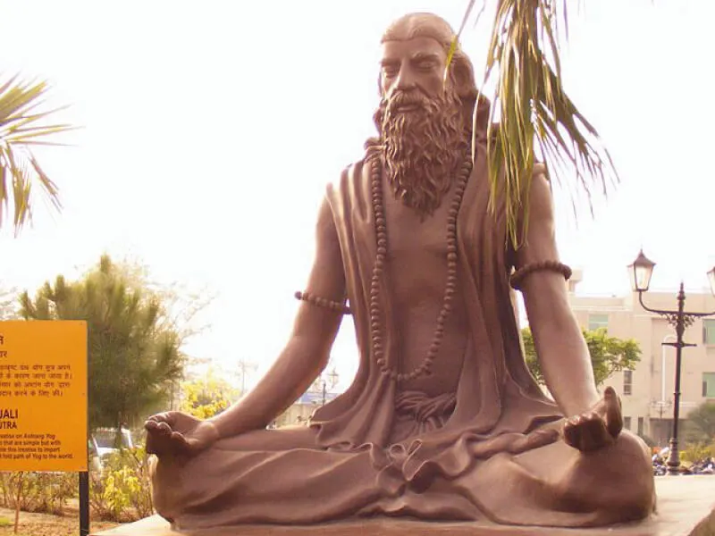 Artistic representation of Patañjali associated with classical Yoga philosophy