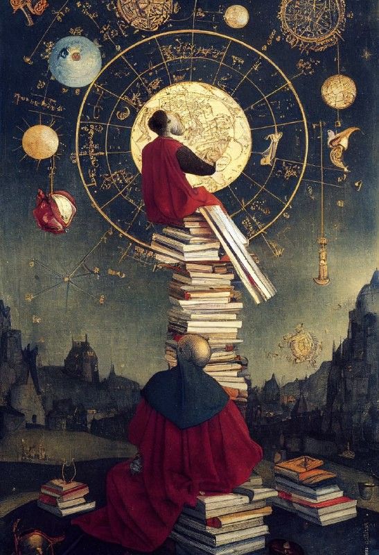 Scientific instruments representing the philosophy of science