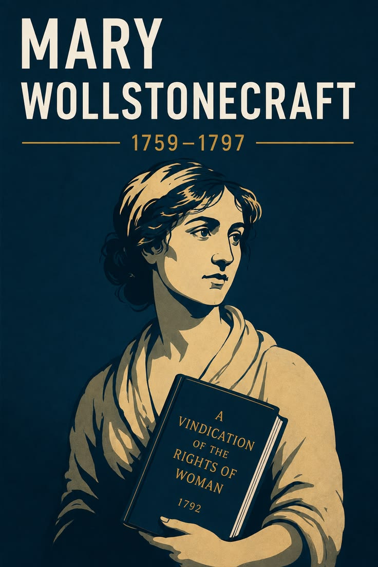 Illustration representing Wollstonecraft's A Vindication of the Rights of Woman